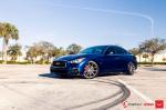 Infiniti Q50S by Naples Speed on Vossen Wheels (VFS-10) 2018 года